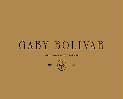 Wedding photographer logo branding graphic design logo