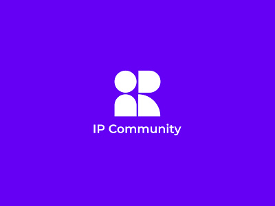 IP Community Logo abstract logo agency branding branding design community logo connected consulting logo designer group logo desing human ip community ip letter ip logo ir letter logo logo design logos peoples logo team logo together word mark logo