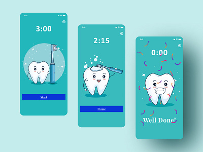 Countdown Timer design figma design ios mobile ui ux
