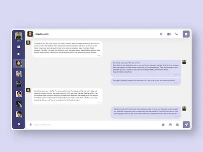 DailyUI #113 - Messenger adobexd daily 100 challenge dailyui dailyuichallenge design figma ui ux uidesign