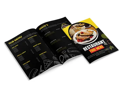 Restaurant Menu Design amburger american branding brochure burger business identity cafe cooking dessert diner dishes flyer food marketing menu pizza poster print restaurant vintage