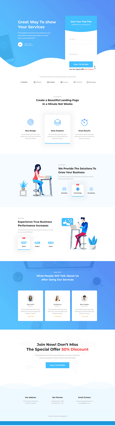 Lead Generation Landing Page Design ecommerce elementor figma landing page landing page desgin lead lead generation omega tanvir ui website design website development woocommerce wordpress wordpress landing page