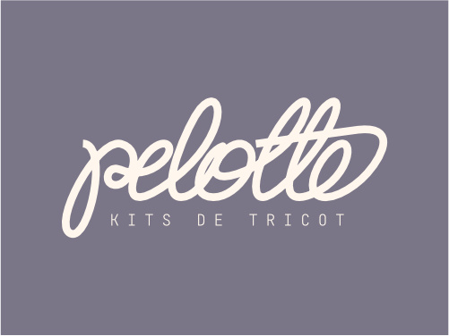 Pelotte brand identity branding eco graphic design handmade kit knit logo responsable