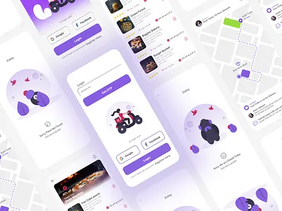 Food Delivery App app ui ux