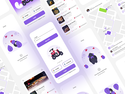 Food Delivery App app ui ux
