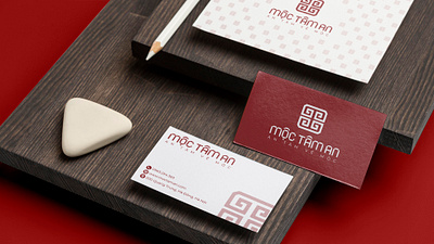 Mộc Tâm An - Branding branding furniture graphic design logo wood