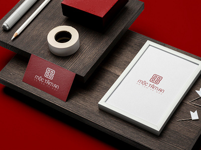 Mộc Tâm An - Branding branding furniture graphic design logo wood