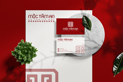 Mộc Tâm An - Branding branding furniture graphic design logo wood