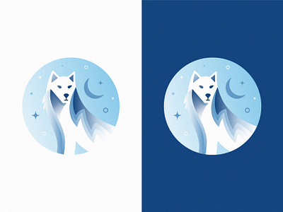 Arctic Wolf arctic wolf branding illustration logo mark symbol vector wolf