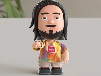 Bobble Head 3d 3d modelling 3d printing animation branding character design cinema 4d clothes illustration isometric motion graphics octane people product design toy ui