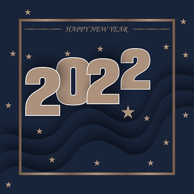 New Year Template 2022 3d brand branding design graphic design illustrator new year new year tamplate print design