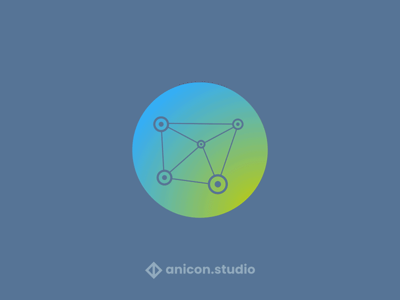 Chemical reaction anicon animated logo animation atoms chemical chemistry design gif graphic design icon illustration json loading logo lottie molecule motion graphics science vector