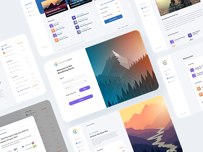 BreathingRoom Desktop App app branding design interactive ui website