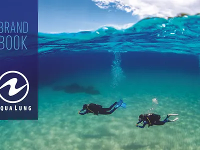 Aqua Lung Brand Book brand branding design identity logo styleguide