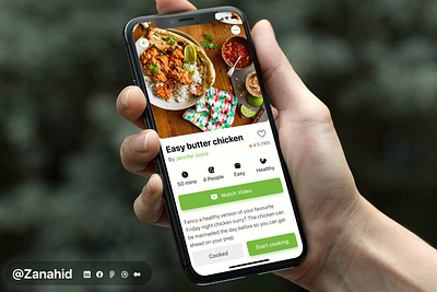 Recipe App app commerce cook design dribbble food grocery menu mockup recipe app ui uiux ux