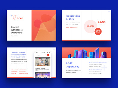 Open Spaces - Early Stage Deck presentation design