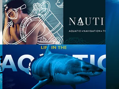 Stylescape: Aqua Lung branding graphic design logo stylescape