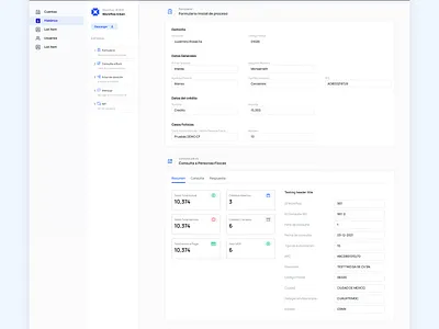 Table of content and information panel card forms content table ui ui panel