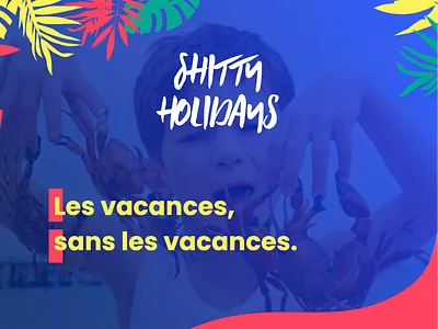 Shitty Holidays - absurd concept absurd branding colors graphic design holiday logo ui ui design