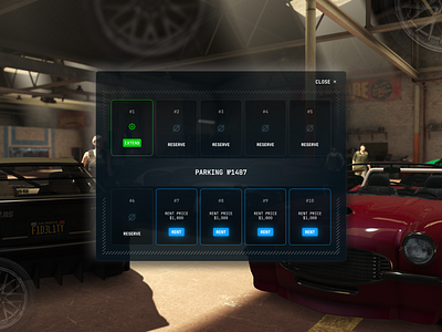 UI GTA V ONLINE design ui