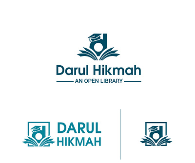 Darul Hikmah app branding design graphic design illustration logo