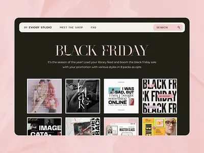 Black Friday Bundle agency black friday black friday design branding branding identity business cyber monday cyber monday sale design graphic design instagram post instagram template layout design marketing sale sale design social media