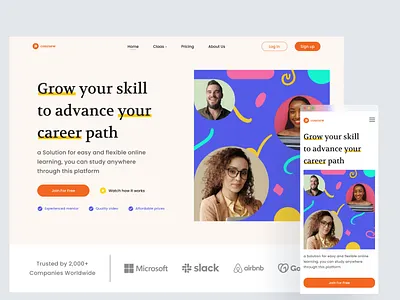 #Exploration Web Design & Mobile app design blue courses design figma food home page illustration iphone landing page design minimalist mobile mobile app responsive ui ux web website