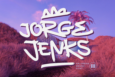 Jorge Jenks | An Urban Brush Font bold font brush font colllab colllab studio design first shot font graffiti font handlettered illustration logotype type type foundry typeface typo typography urban font