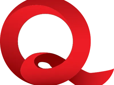 Q letter logo 3d app branding design graphic design icon illustration logo typography vector