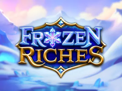Frozen Riches Game Logo design digital paint graphic design illustration logo photoshop ui