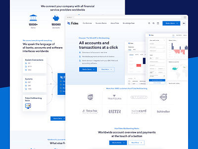 Banking Website - Landing Page Design best designer best outsourcing company design homepage landinag page layout design ui ux webdesign website design