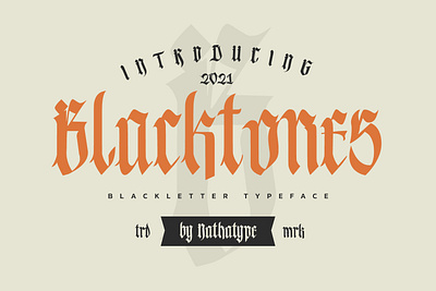 Blacktones - Blackletter Font branding design font fonts logo logo type typography ui