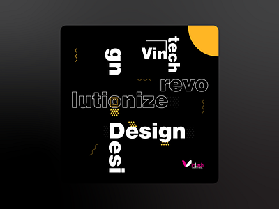 Distorted Typography graphic design