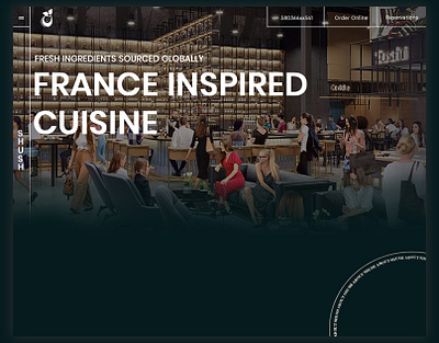 Restaurant Website Design branding chef creative creativemockup design designer food graphic design illustration iota menu online order photoshot restaurant ui uiux ux webdesign