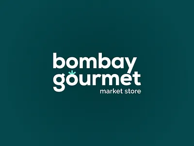 Bombay Gourmet Market Logo brand design brand identity design branding grocery logo logo design logotype minimal store wordmark