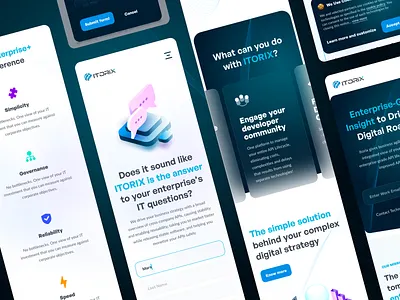 Itorix Website tech technology website ui ui design user interface web design website website design