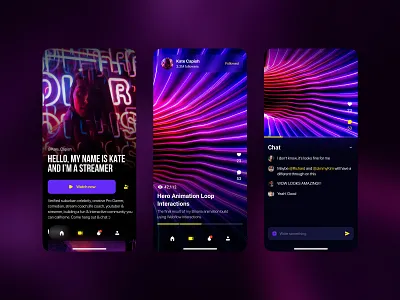 Streaming service concept app concept design launcher stream streaming ui uiux ux