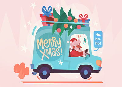 Merry Xmas 2021 2/3 design illustration vector xmas