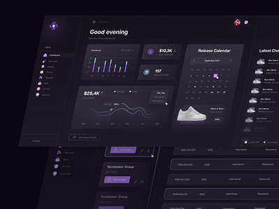 Purpl - Desktop App UI/UX dark theme dashboard design desktop app platform ui user interface ux