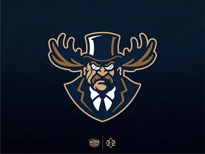 New York Bull Moose branding hockey logo logos new york nhl roosevelt sports teddy