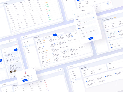 XScale – Logistic Management animation blue cargo dashboard dashboard design design interface logistic minimal platform ship shipment shipping tracking transport transportation ui uiux ux white