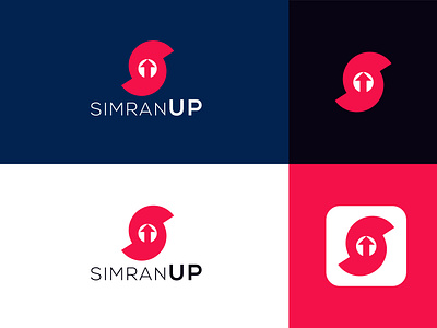 SIMRAN UP branding business logo company logo creative logo design graphic design iconic logo illustration logo minimalist logo professional design ui