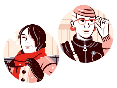 More portraits! character illustration people portrait urban women