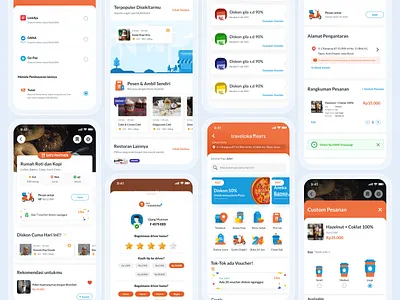 Traveloka Eats | Food Delivery Order app delivery delivery order design dribbble food food delivery order illustration landing travel traveloka traveloka eats ui ux