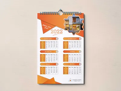 Modern Calendar design 2022 branding calendar design design flyerdesign graphic design logo vector