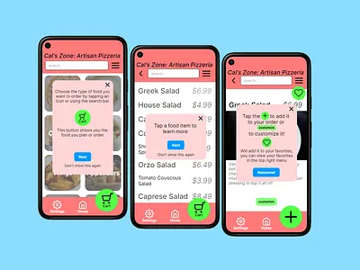 Daily UI 095 - Product Tour app dailyui dailyuichallenge design favorites food order framer menu ui ux