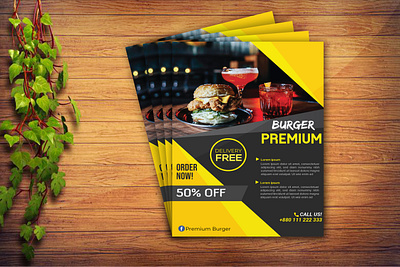 Restaurant Food Flyer branding design graphic design