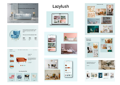 Furniture Store Website app design ui ux website