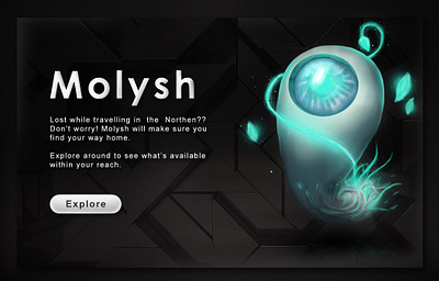 Molysh branding graphic design