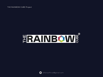 The Rainbow Cube - CMY Toys Company Logo Design brand identity branding cmy cmy cube logo creative logo design cube cubes glassy gradient logo logo design logo identity logotype modern logo rainbow the rainbow cube toys transmission wordmark